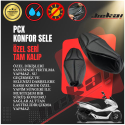 PCX - NMAX VE BENZERİ MOTORLAE UYUMLU LÜKS KALİTELİ KONFOR SELE