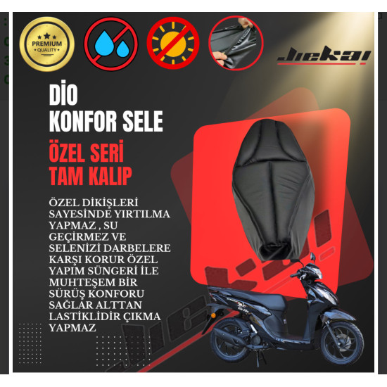DİO VE BENZERİ MOTORLAR UYUMLU KONFOR SELE LÜKS KALİTE