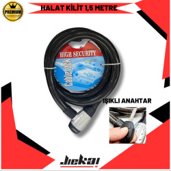 1.5 METRE GÜÇLENDİRİLMİŞ HALAT ZİNCİR 2 ANAHTARLI