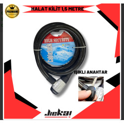 1.5 METRE GÜÇLENDİRİLMİŞ HALAT ZİNCİR 2 ANAHTARLI
