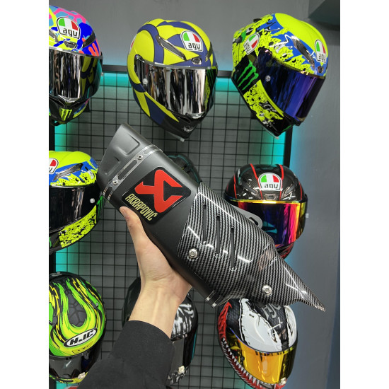 AKRAPOVİC SİYAH RACİNG LİNE 46 CM EGZOZ