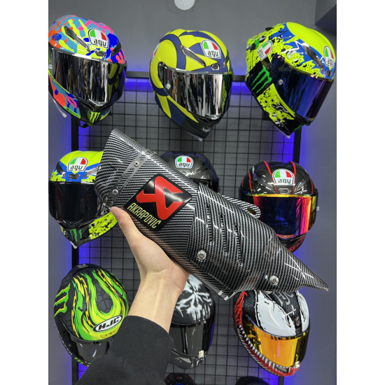 AKRAPOVİC KARBON RACİNG LİNE 46 CM EGZOZ