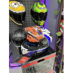 MH FULL FACE KASK WHİTE BLUE RED
