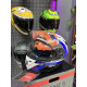 MH FULL FACE KASK WHİTE BLUE RED