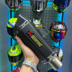 AKRAPOVİC SİYAH RENK 33 CM EGZOZ