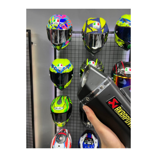 AKRAPOVİC SİYAH RENK 33 CM EGZOZ
