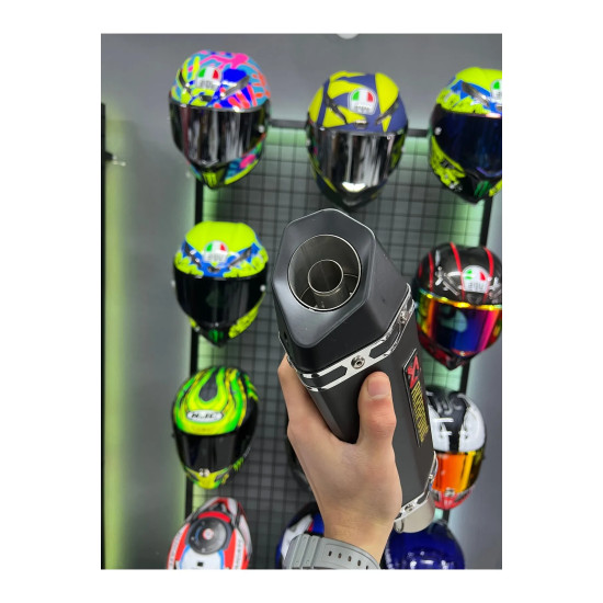 AKRAPOVİC SİYAH RENK 33 CM EGZOZ