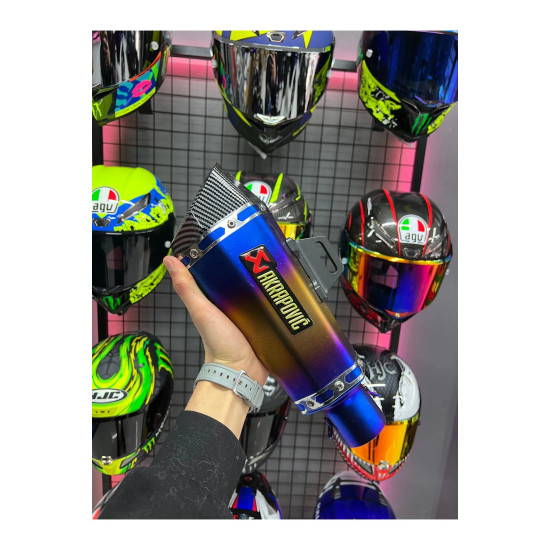 AKRAPOVİC 3 RENK 33 CM EGZOZ