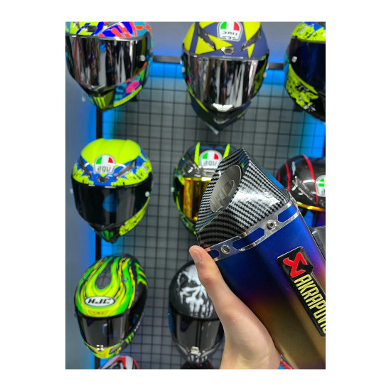 AKRAPOVİC 3 RENK 33 CM EGZOZ