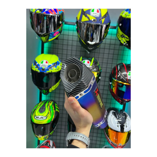 AKRAPOVİC 3 RENK 33 CM EGZOZ