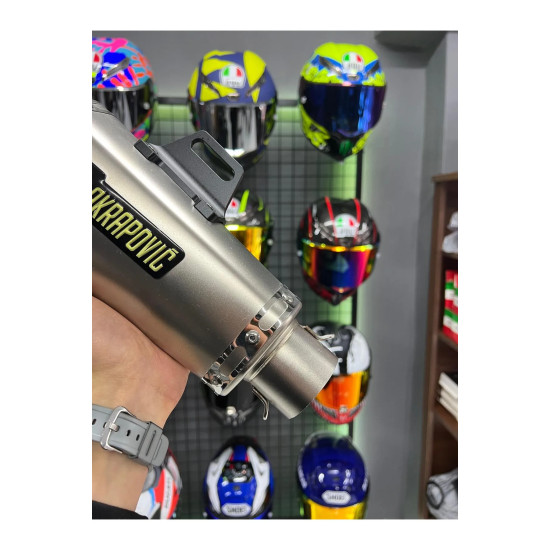 AKRAPOVİC KARBON UÇ 33 CM EGZOZ