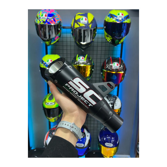 SC SİYAH RENK 30 CM EGZOZ